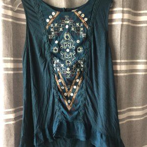 Knox Rose Blue Pattern Shirt